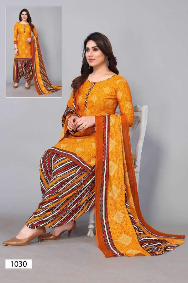 Patiyala Special 1013 Daily Casual Wear Wholesale Cotton Dress Material
